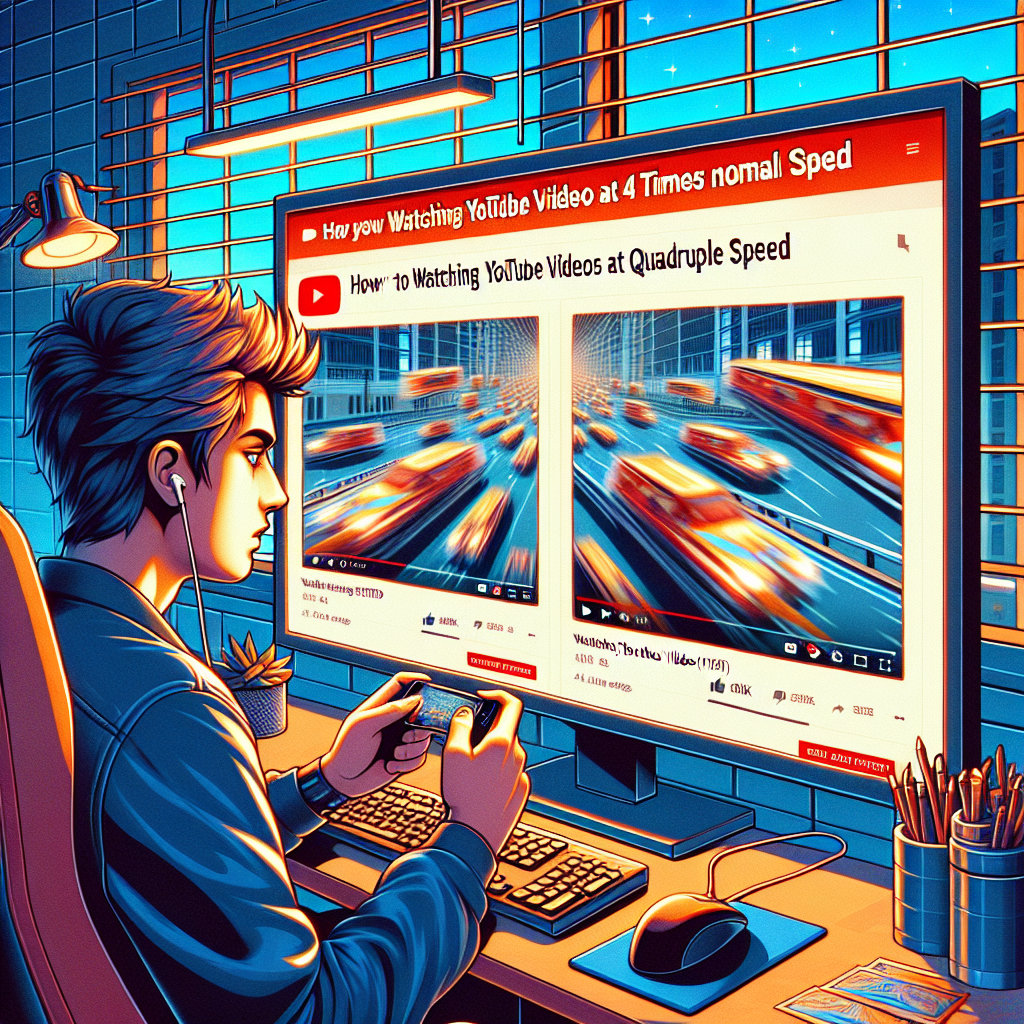 4倍速でYouTube動画を視聴する際の注意点