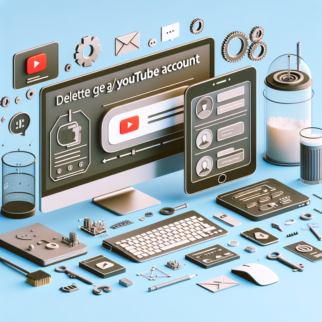 YouTubeアカウント削除の手順